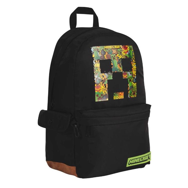 Mochila Escolar Mooving 2026 Minecraft Boom Art.1636226